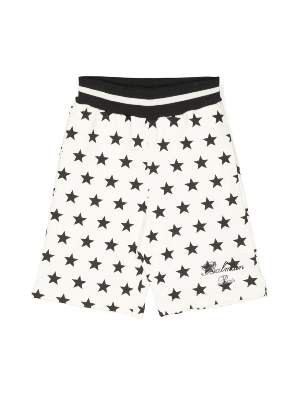

Balmain Kids шорты из джерси с принтом, нейтральный цвет