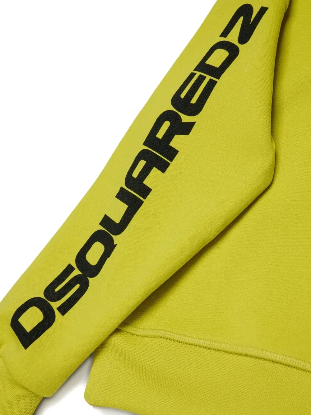 Худи на молнии с логотипом Dsquared2 Kids, зеленый — фото 4