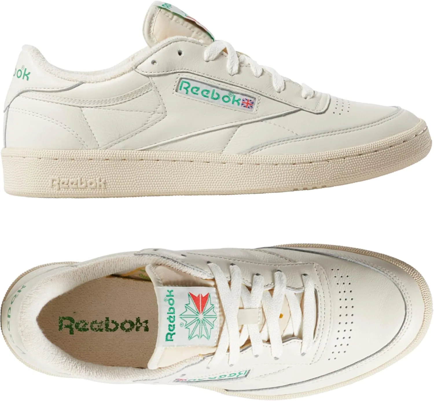 Кроссовки мужские Reebok, цвет Top Chalk Paperwhite Glen Green — фото 4