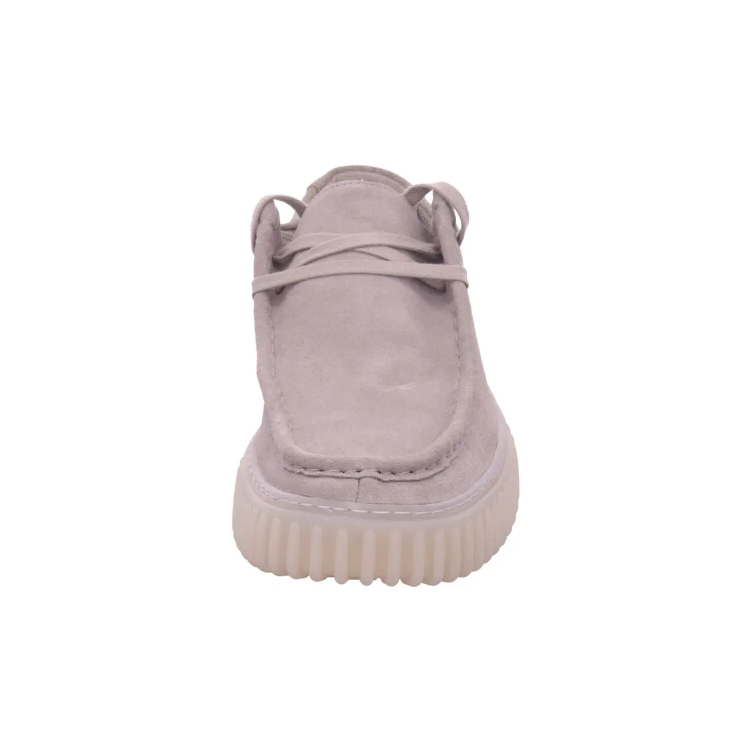Полуспортивные мужские туфли на шнуровке Clarks серые — фото 3