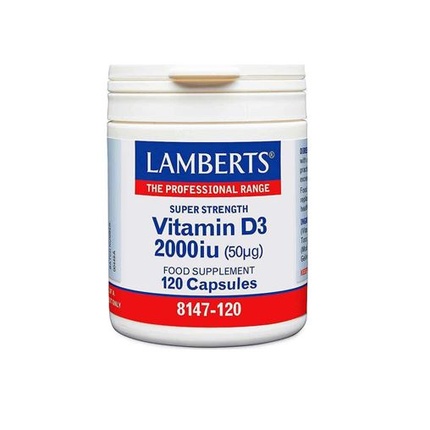 

Витамин D3 2000 МЕ Пищевая добавка - 120 капсул Lamberts