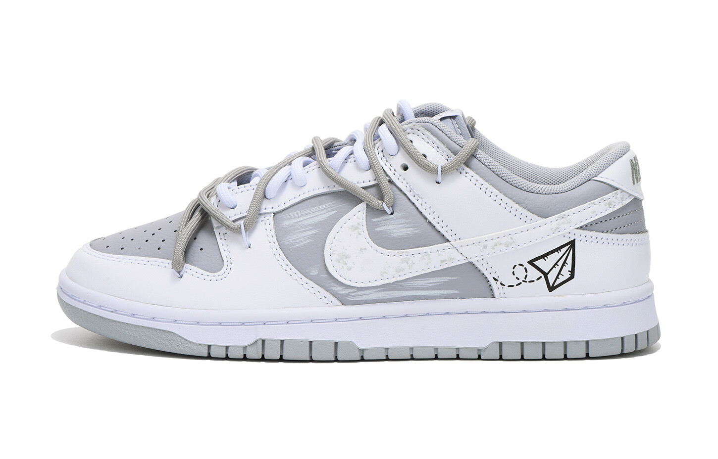 

Кроссовки Nike Dunk Skateboard Shoes Men Low-Top Gray
