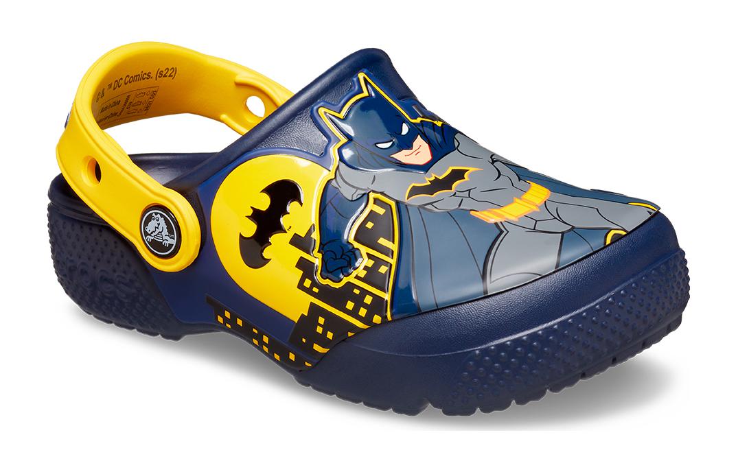 Детские сандалии с противоскользящей подошвой Blue Yellow Kids' Crocs — фото 4