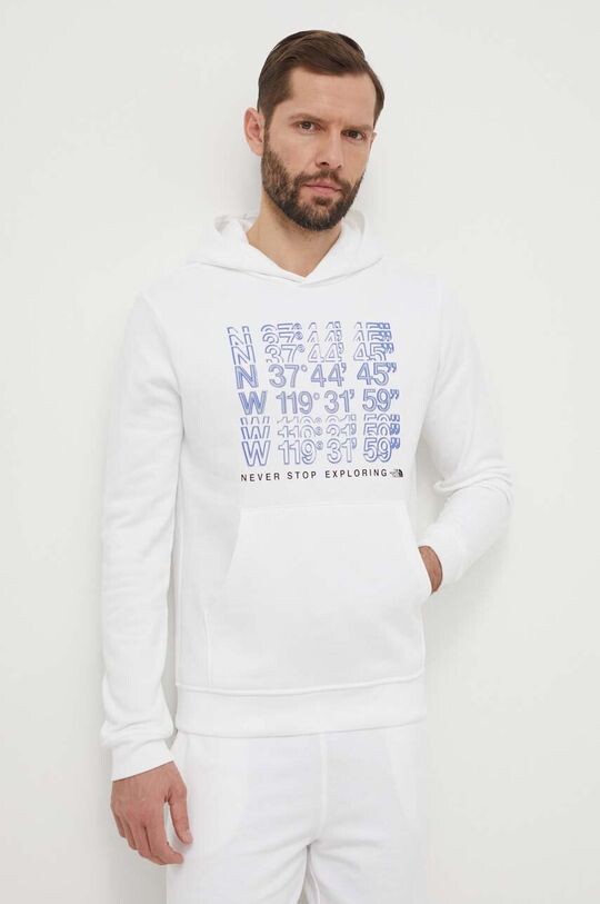 

Хлопковая толстовка The North Face, белый