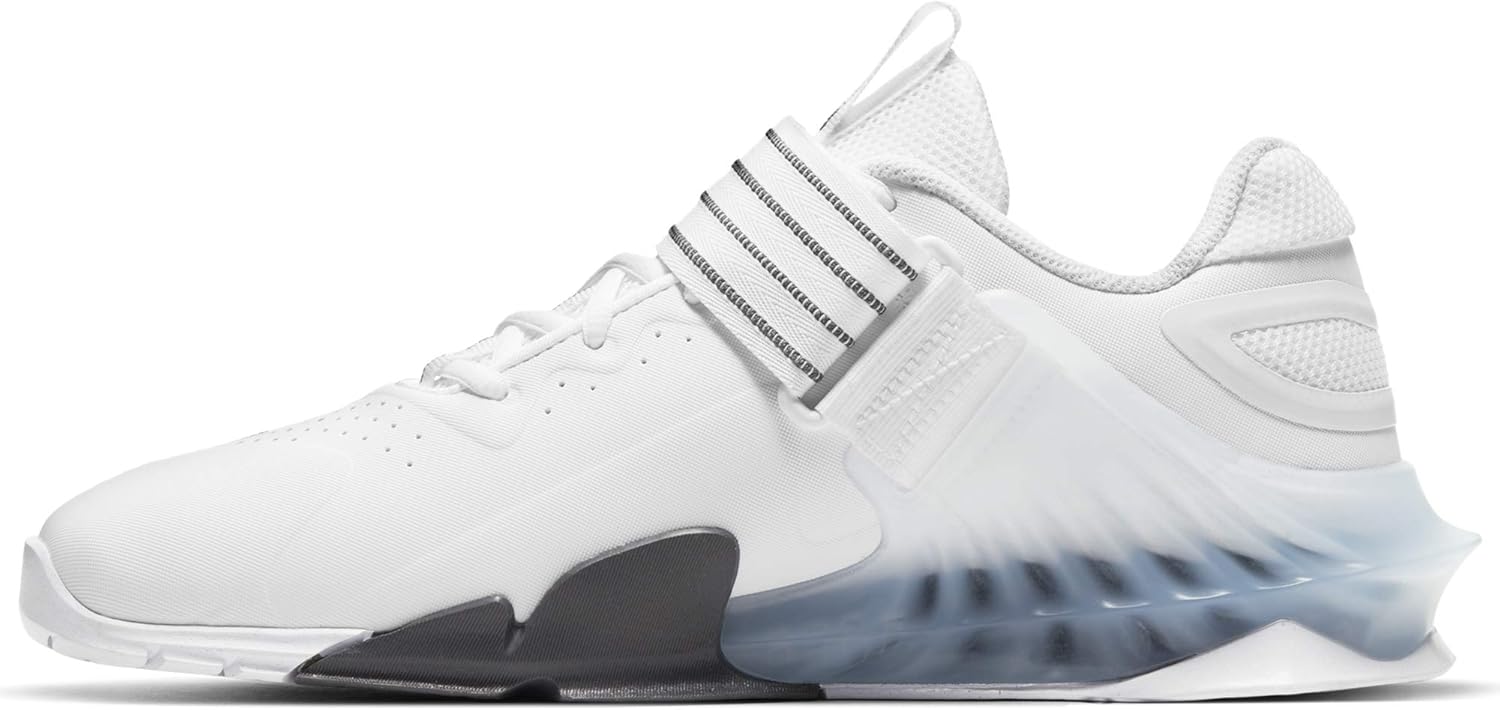 Мужские спортивные кроссовки Nike, белый/черный/оранжевый/серый — фото 3