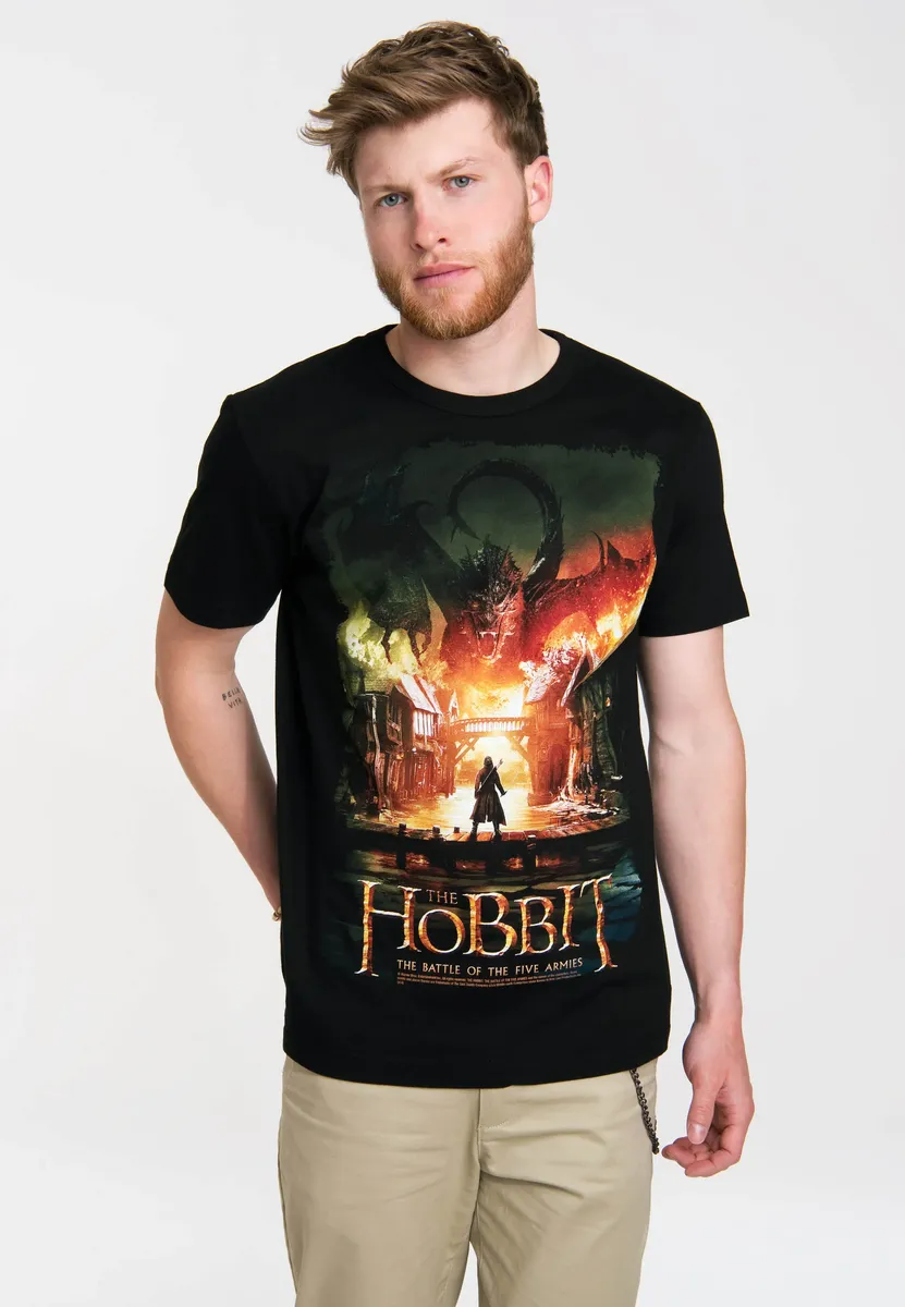 

Футболка Logoshirt "Хоббит: Битва пяти воинств" с великолепным мотивом из фильма, черный