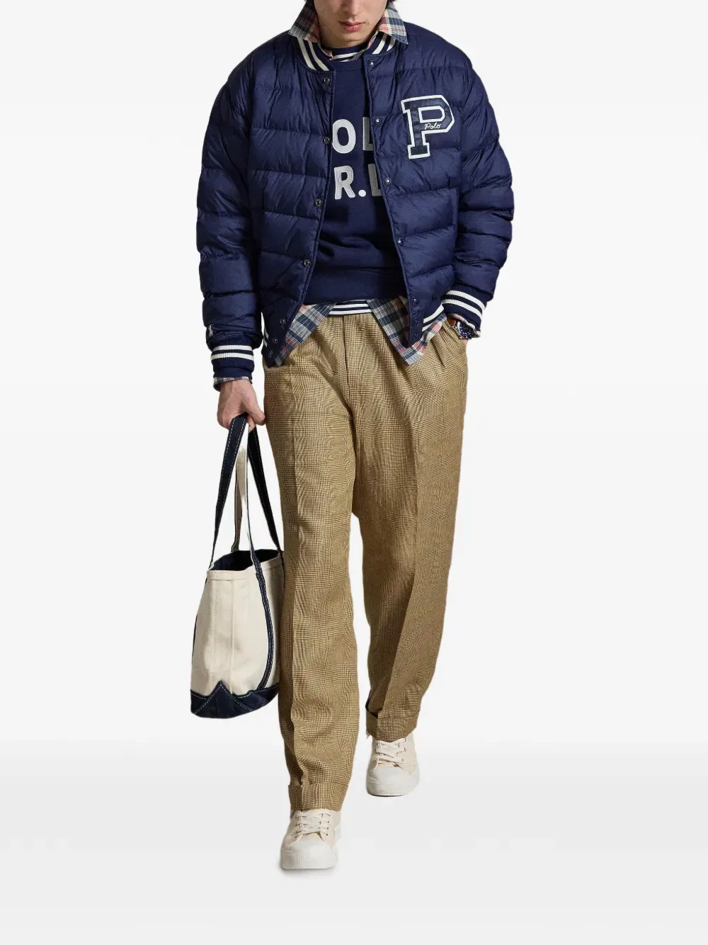 Стеганая куртка-бомбер Polo Ralph Lauren, синий — фото 2