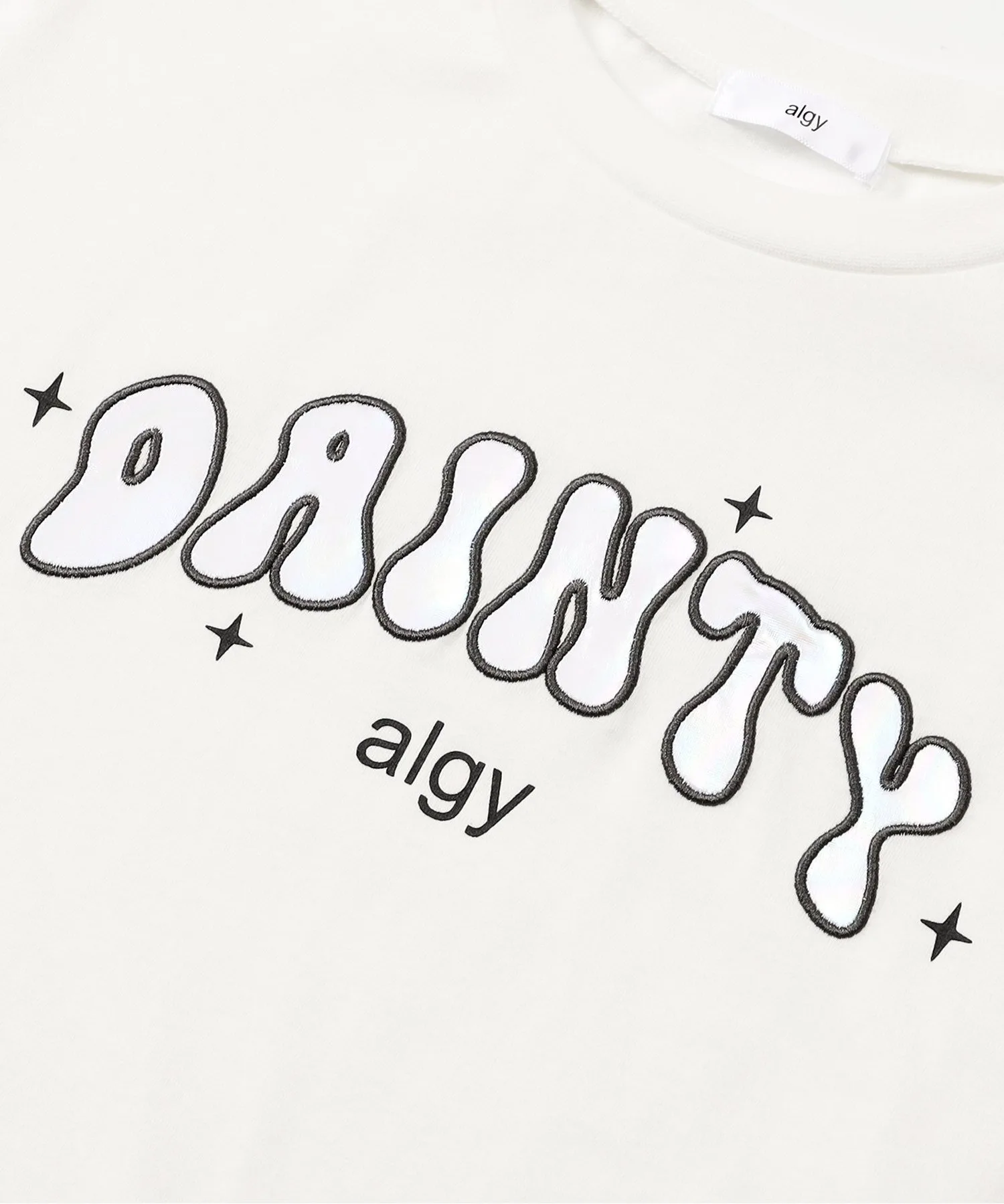 Детская футболка-сетка и футболка 2 в 1 Algy с принтом голубая — фото 4
