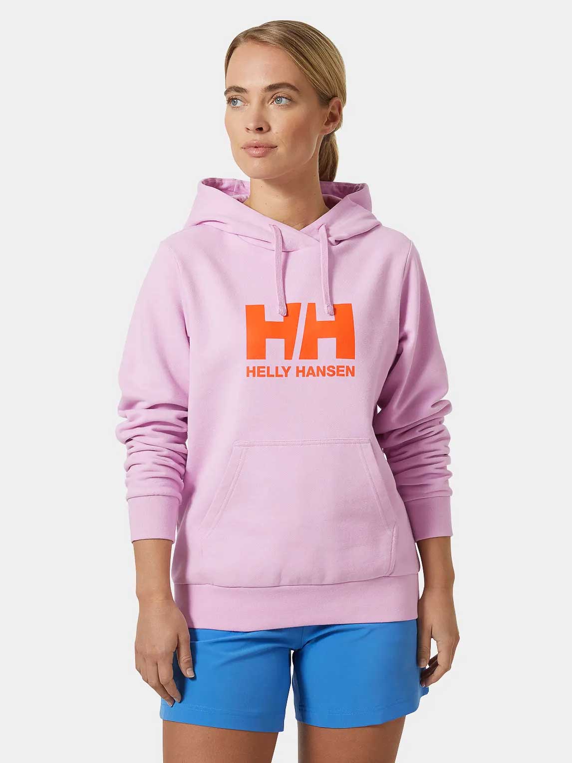 

Толстовка Helly Hansen W HH LOGO HOODIE 2.0, розовый