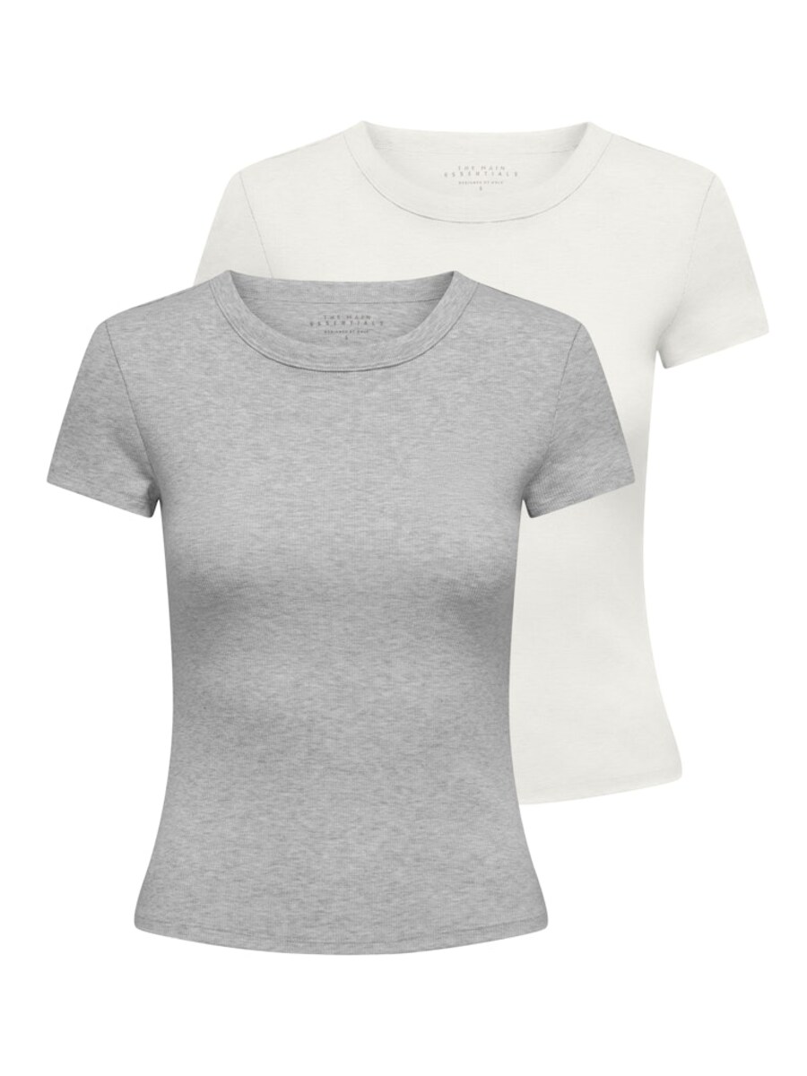 

Рубашка ONLY ONLEASY, цвет Light grey/White
