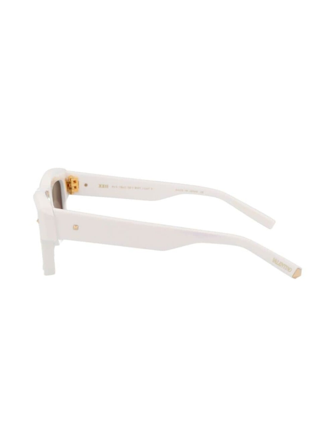 Valentino Eyewear солнцезащитные очки в квадратной оправе VLS-106C-50, белый — фото 3