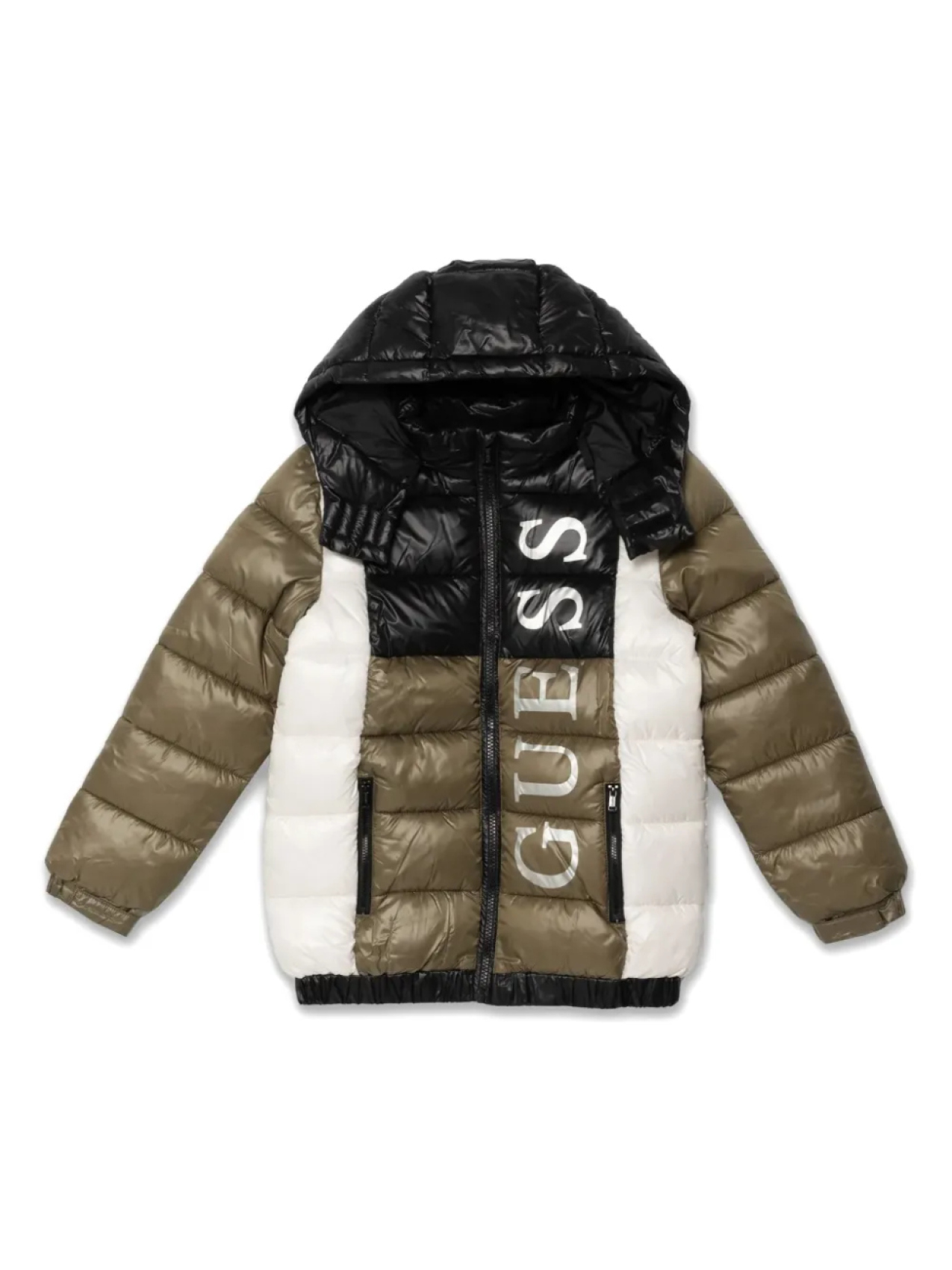 

Куртка с логотипом для детей, угадывайте guess kids, зеленый