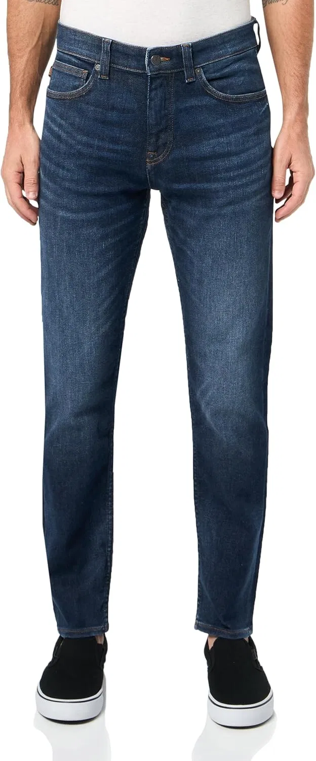 Джинсы slim fit BOSS, синие