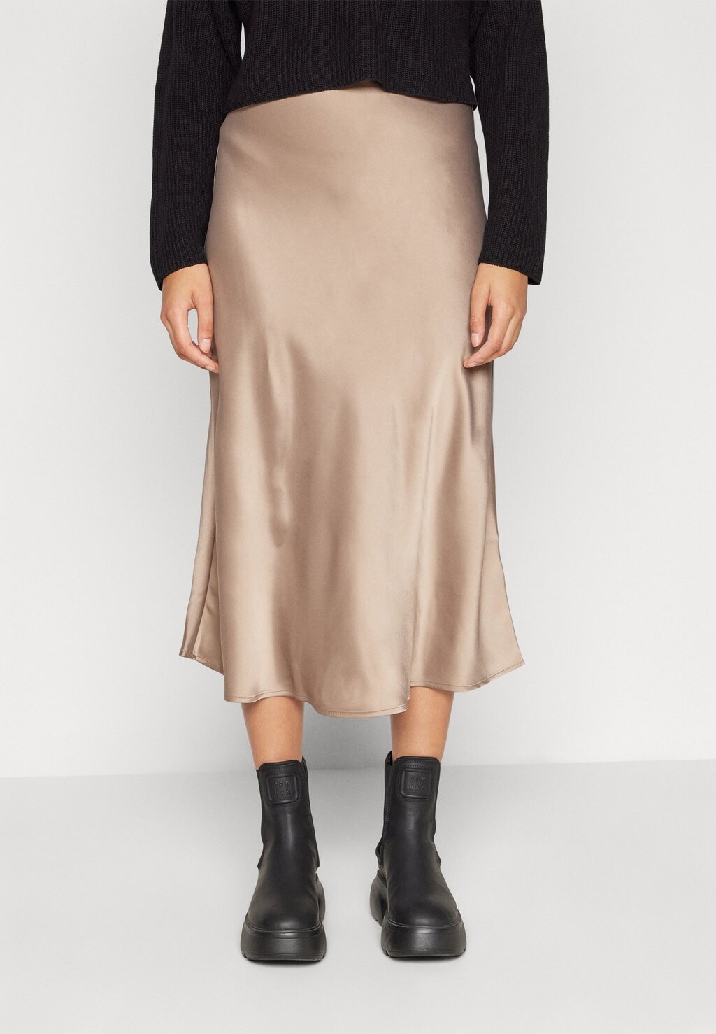 

Юбка А-силуэта YASPELLA MIDI SKIRT, цвет hellbraun
