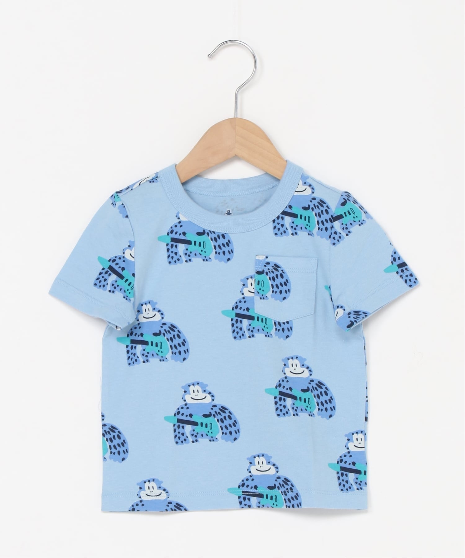 Футболка BF SS PRINT PKT TEE Gap, BASS_GORILLA — фото 3