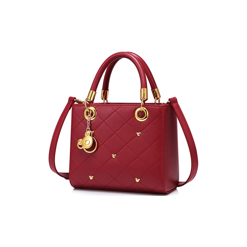

JUST STAR Синтетическая кожаная сумка через плечо, Lucky Red-Large