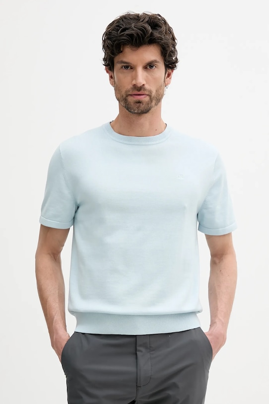 

Хлопковая футболка Calvin Klein, синий