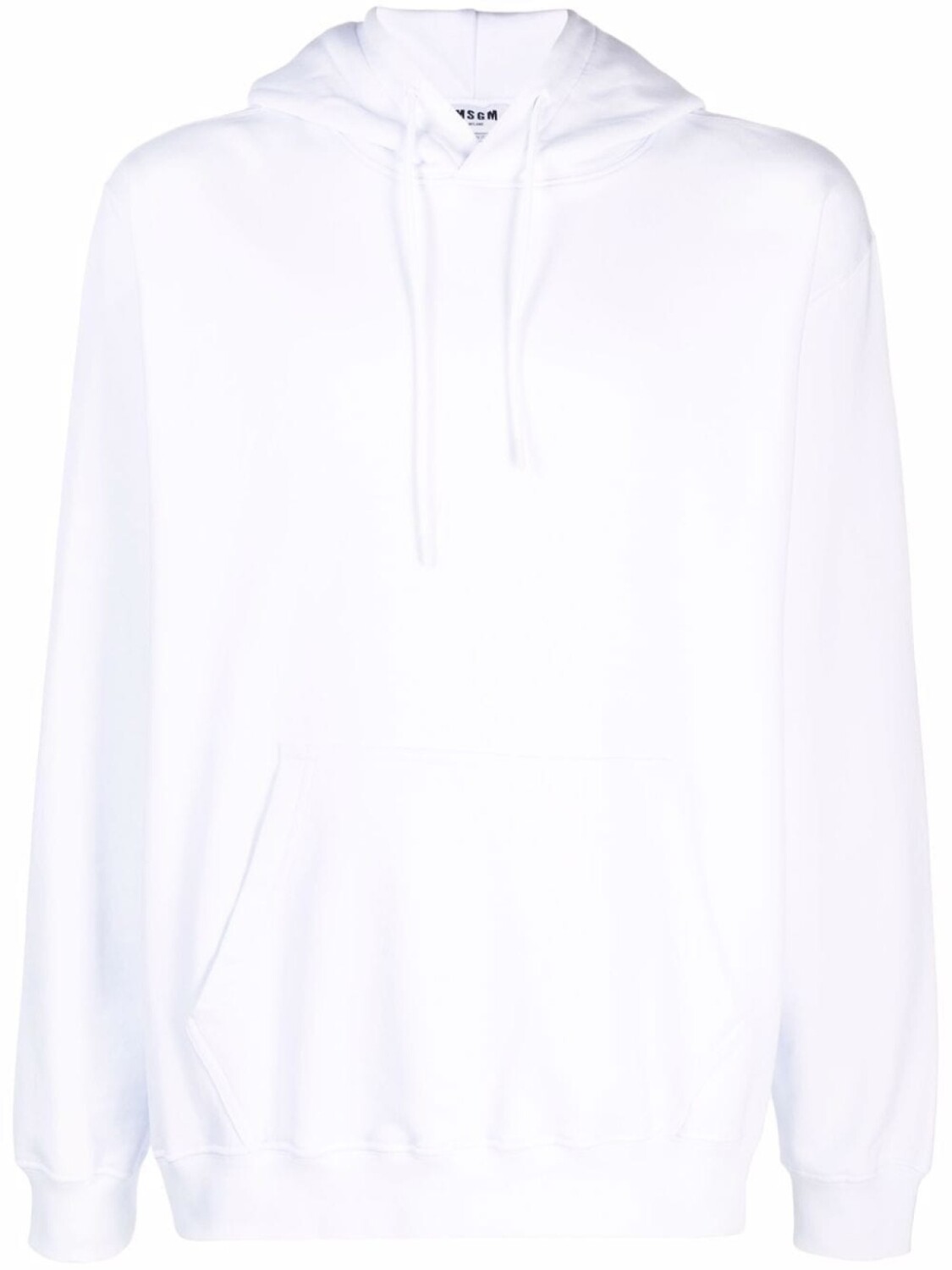 

MSGM худи с логотипом, белый