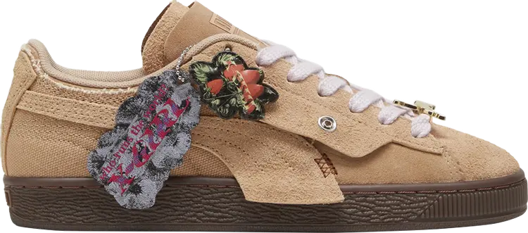 Кроссовки X-Girl x Wmns Suede 'Toasted Almond', загар