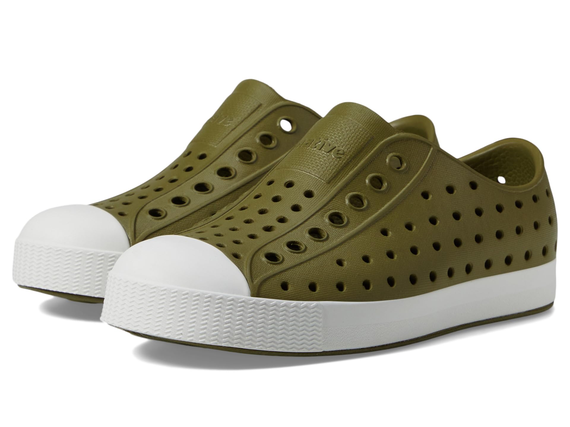 

Кроссовки Native Shoes Kids Jefferson, Rookie Green/Shell White