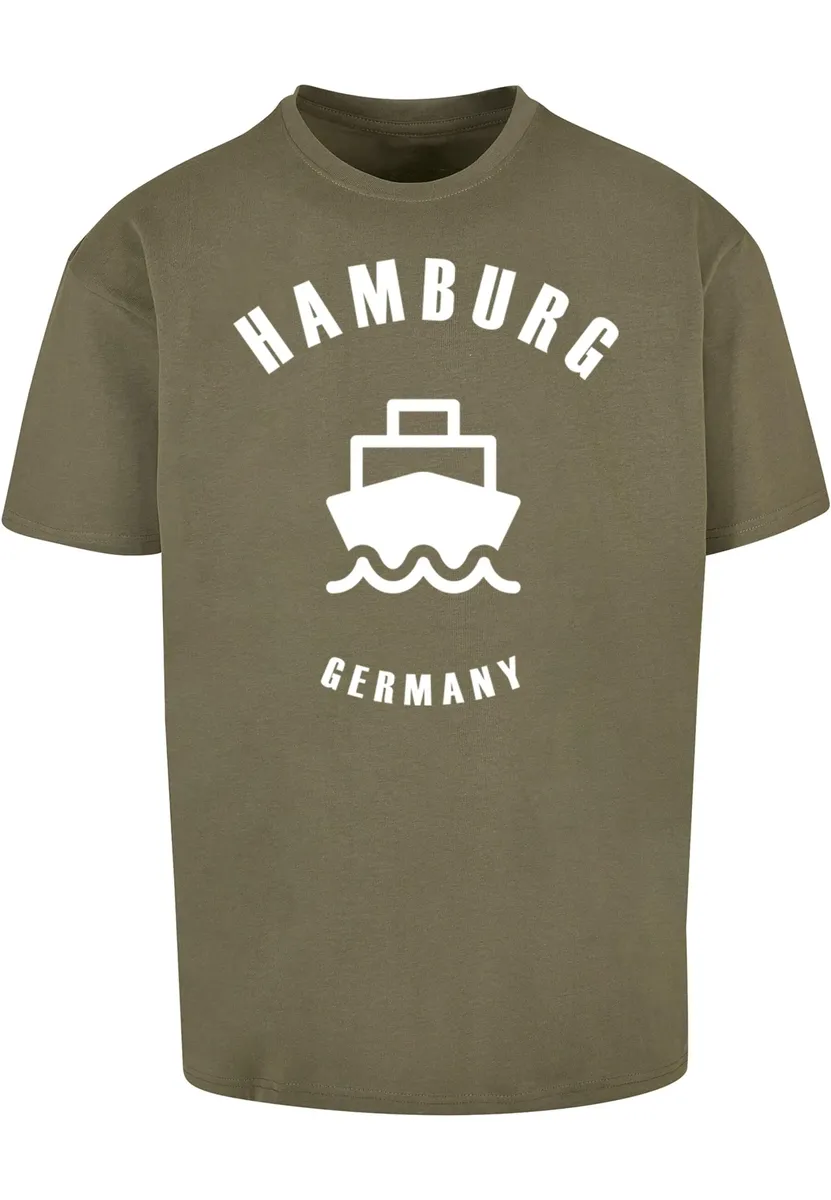 

Футболка Merchcode "Мужская футболка Merchcode Hamburg X Heavy Oversize-BY102", оливковый