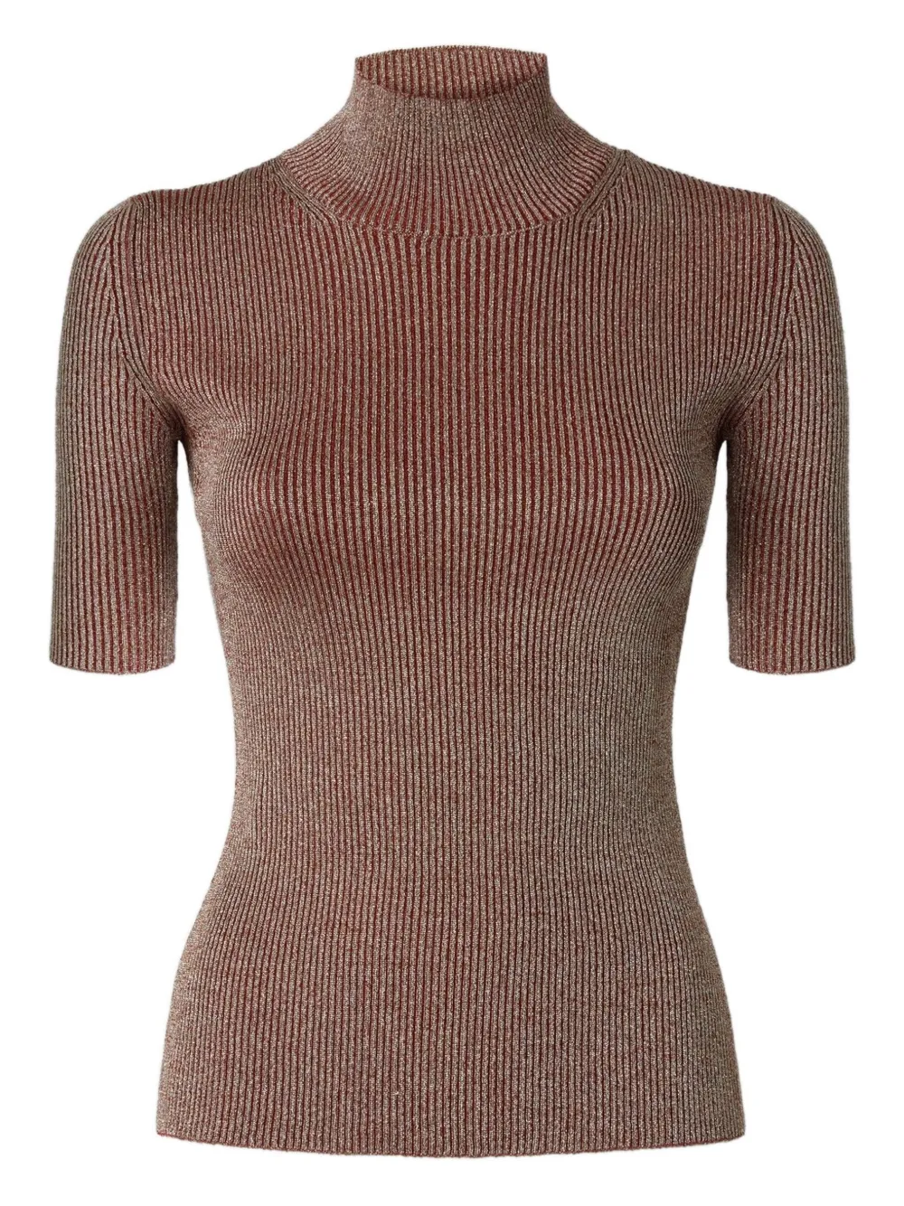 

Топ из рубчатой вязки с металлическим эффектом Missoni, розовый