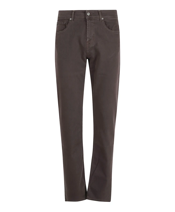 

Коричневые джинсы AW25 в современном стиле 7 For All Mankind, коричневый