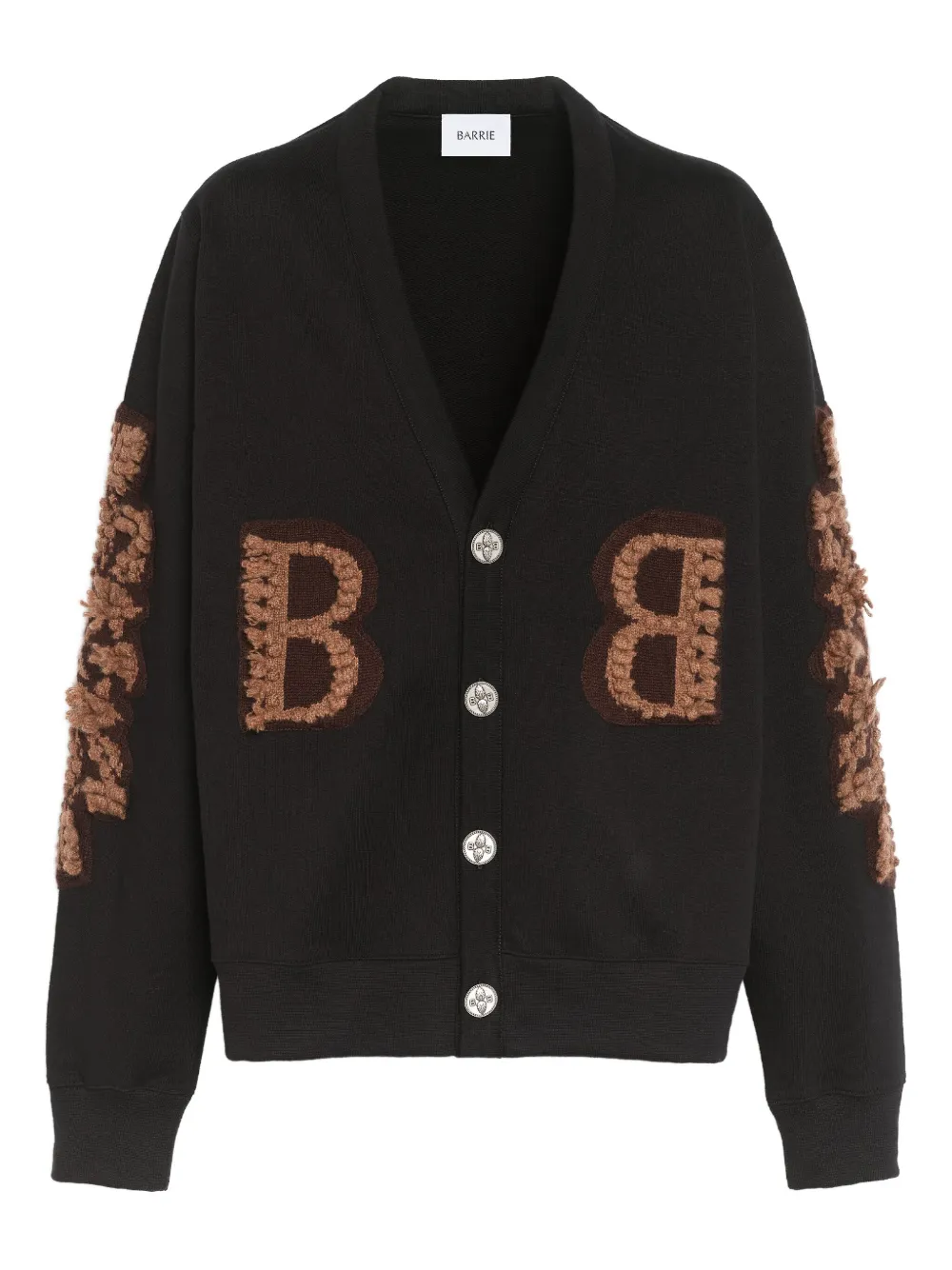 

Кардиган с вышитым логотипом Barrie, черный