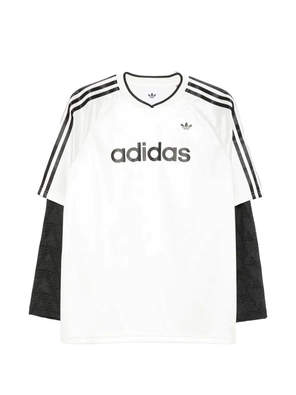 Футболка с логотипом и надписью Adidas, белый