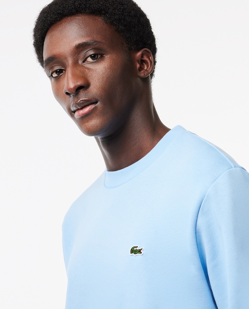 

Мужская толстовка классического кроя Lacoste, светло-синий