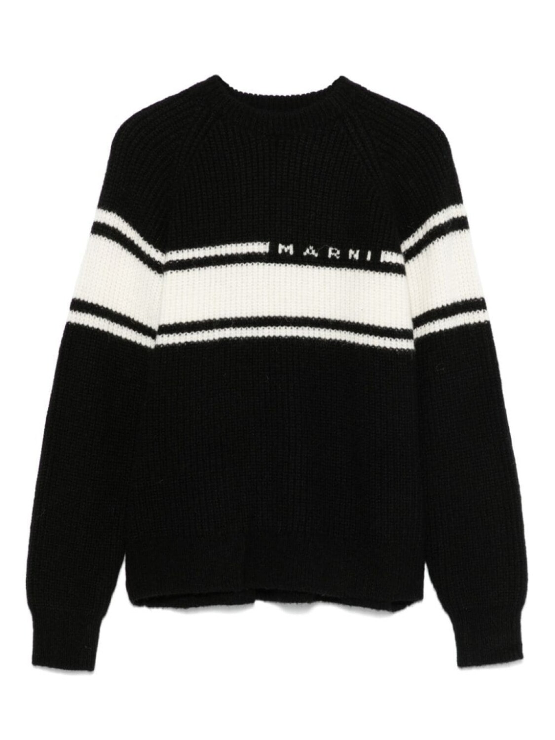 

Детский свитер Marni Kids с полосками, черный