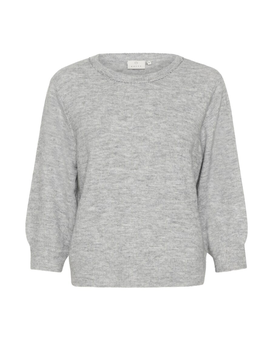 

Тонкий вязаный свитер Kaffe Sweater Meridith, пятнистый серый