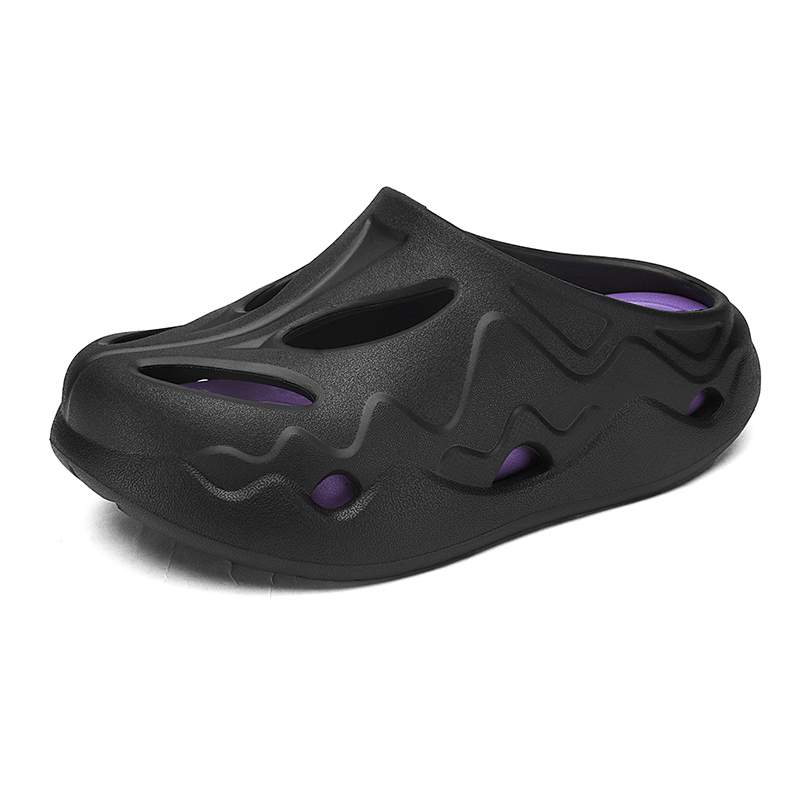 

KUPE Клоги мужские черно-фиолетовые, цвет Black Purple