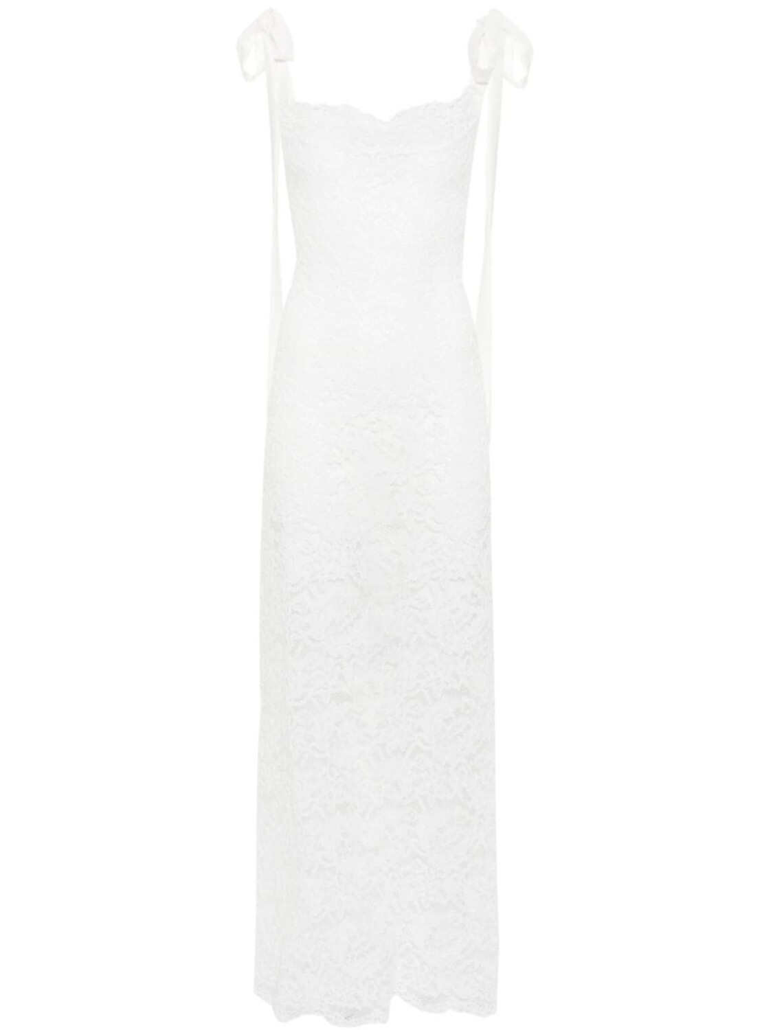 

Atu Body Couture кружевное платье макси из коллаборации с Rue Ra, белый