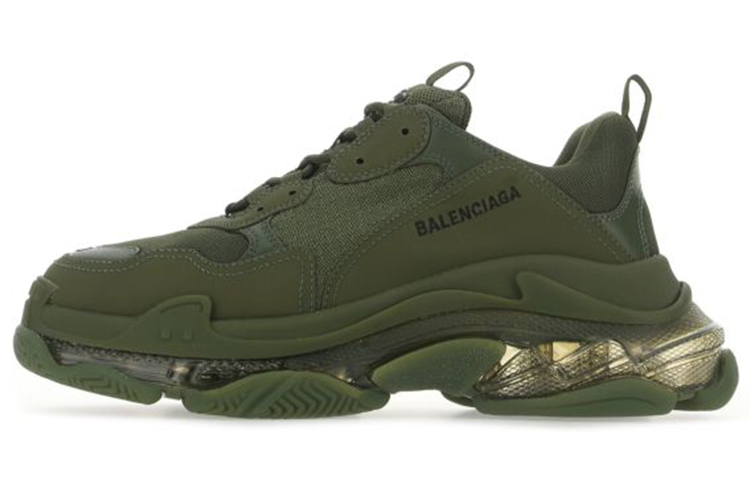 

Кроссовки Balenciaga Triple S Clear Sole Dark Green