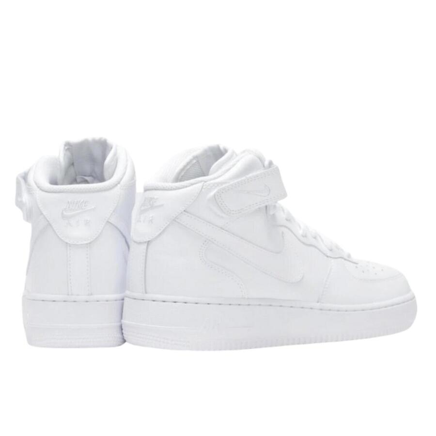 NIKE Кроссовки Air Force 1 Mid '07 белые — фото 3
