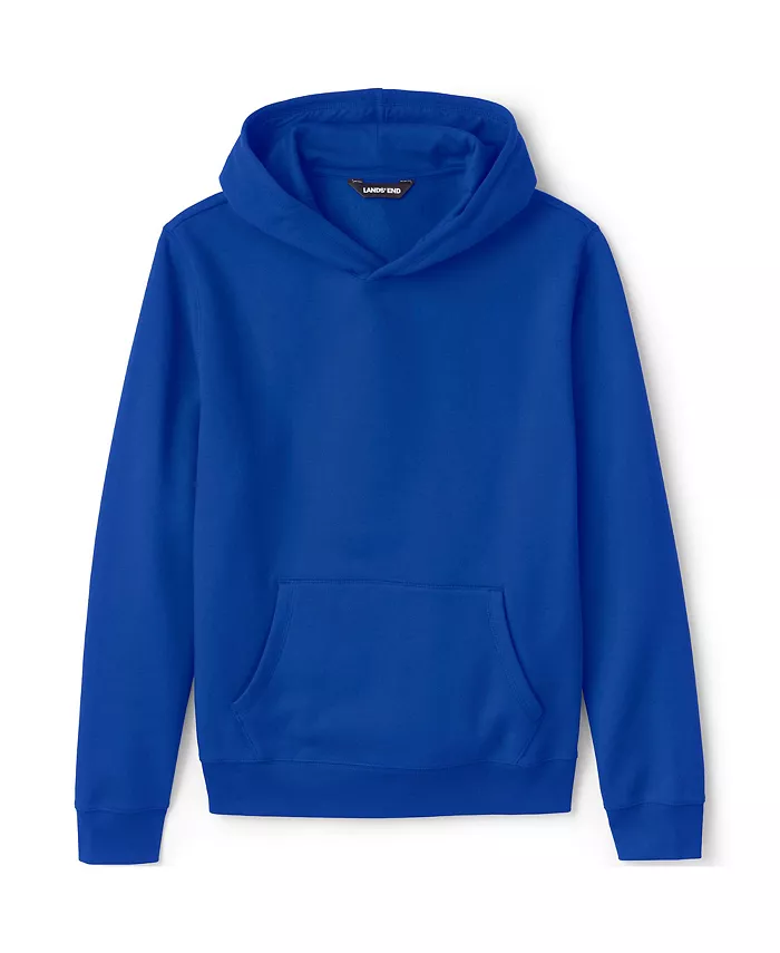 

Мужской худи с капюшоном Lands' End, синий