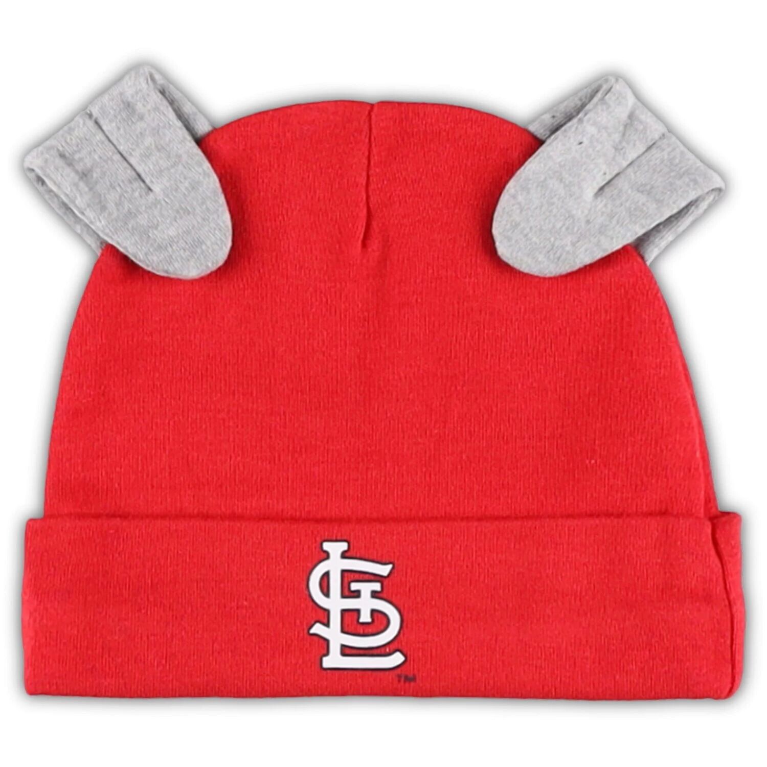 Красный/белый комплект для новорожденных и младенцев St. Louis Cardinals Dream Team, боди, шапка и штаны на ножках Outerstuff — фото 4
