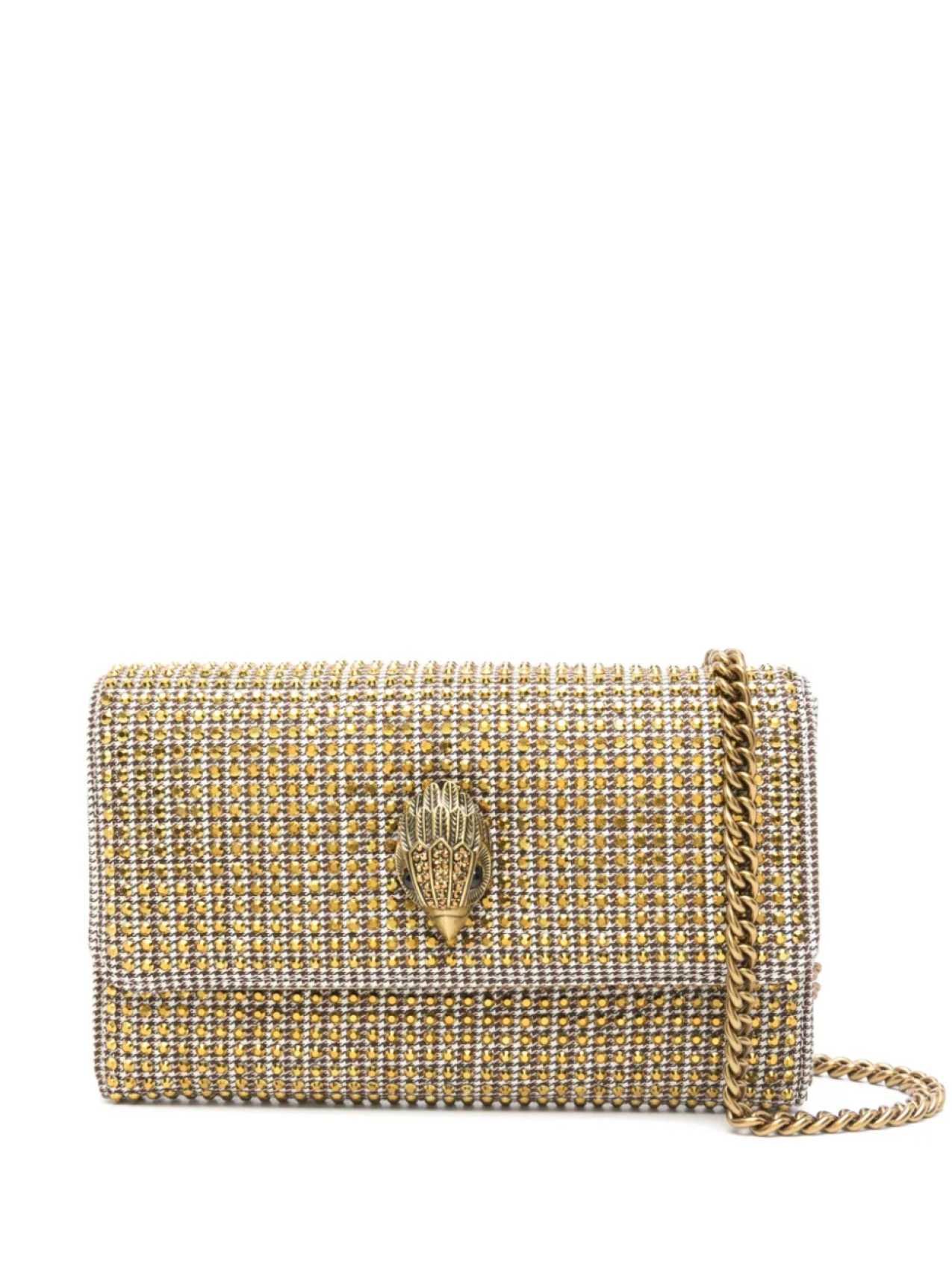 

Сумка через плечо Micro Chelsea Saddle KG Kurt Geiger, золотой