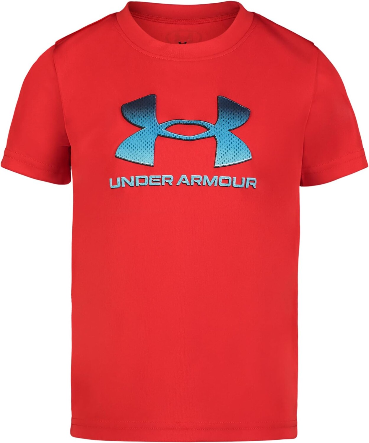 

Рубашка Under Armour Kids Big Logo Mesh Fade Short Sleeve Shirt, красный