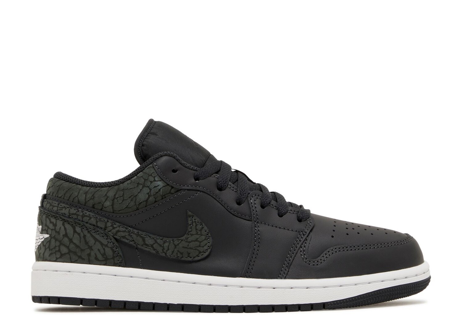 

Кроссовки Air Jordan Air Jordan 1 Low Se 'Black Elephant', черный