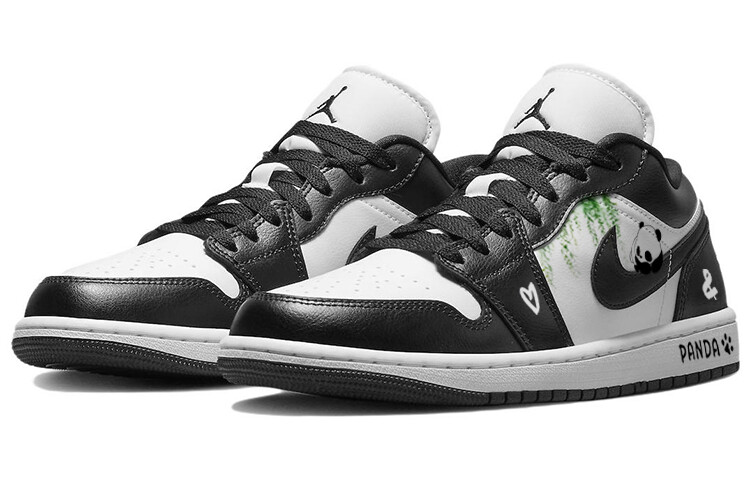 Jordan Air Jordan 1 винтажные баскетбольные кроссовки женские, Black — фото 3