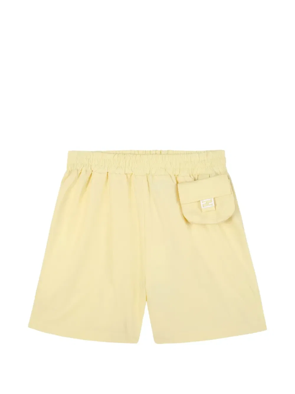 Шорты карго с логотипом Fendi Kids, желтый