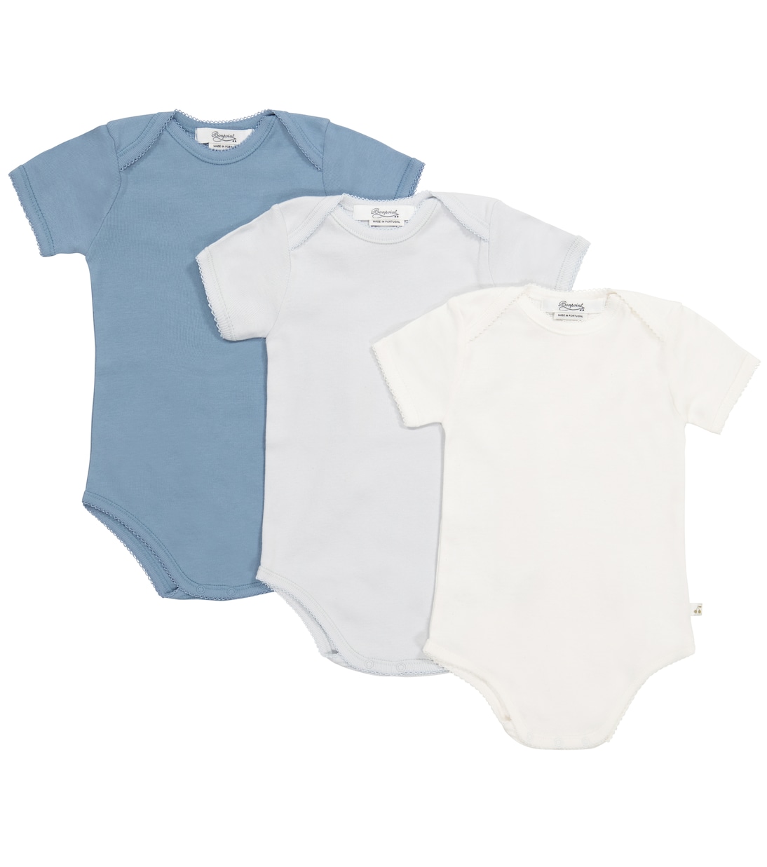 

Детский комплект из 3 хлопковых боди Bonpoint, Sky Blue