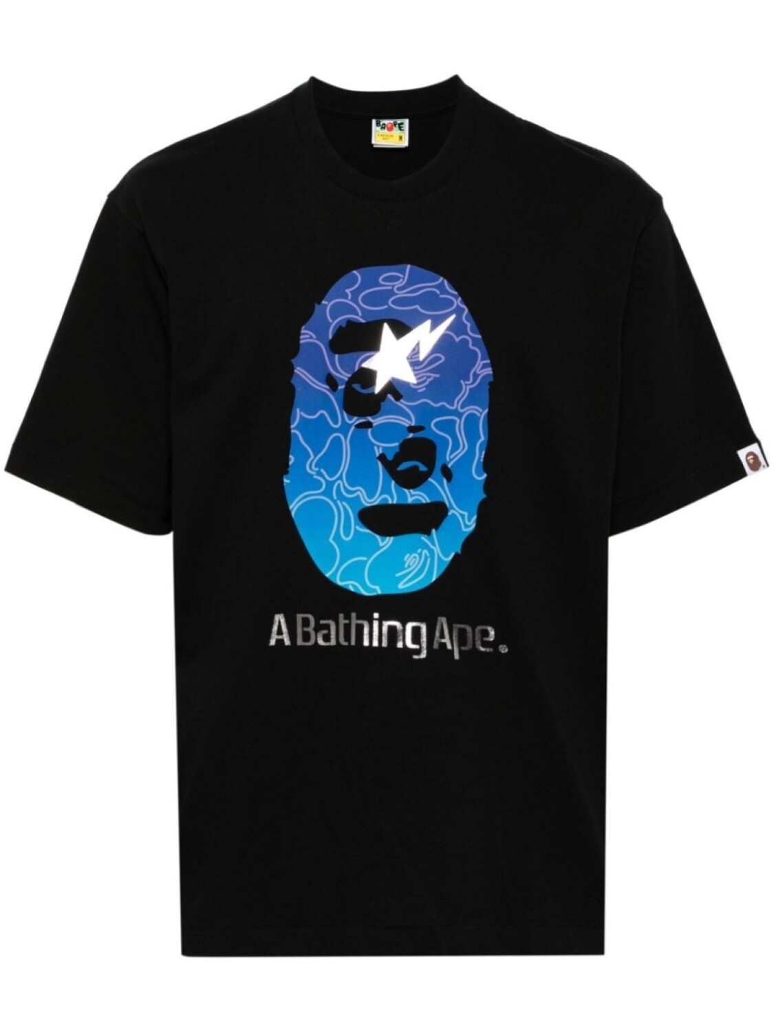 

A BATHING APE футболка с логотипом, черный