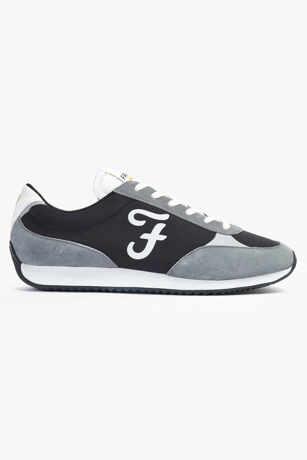 

Кроссовки 'Santo' Casual Lace Up Trainers Farah Footwear, черный