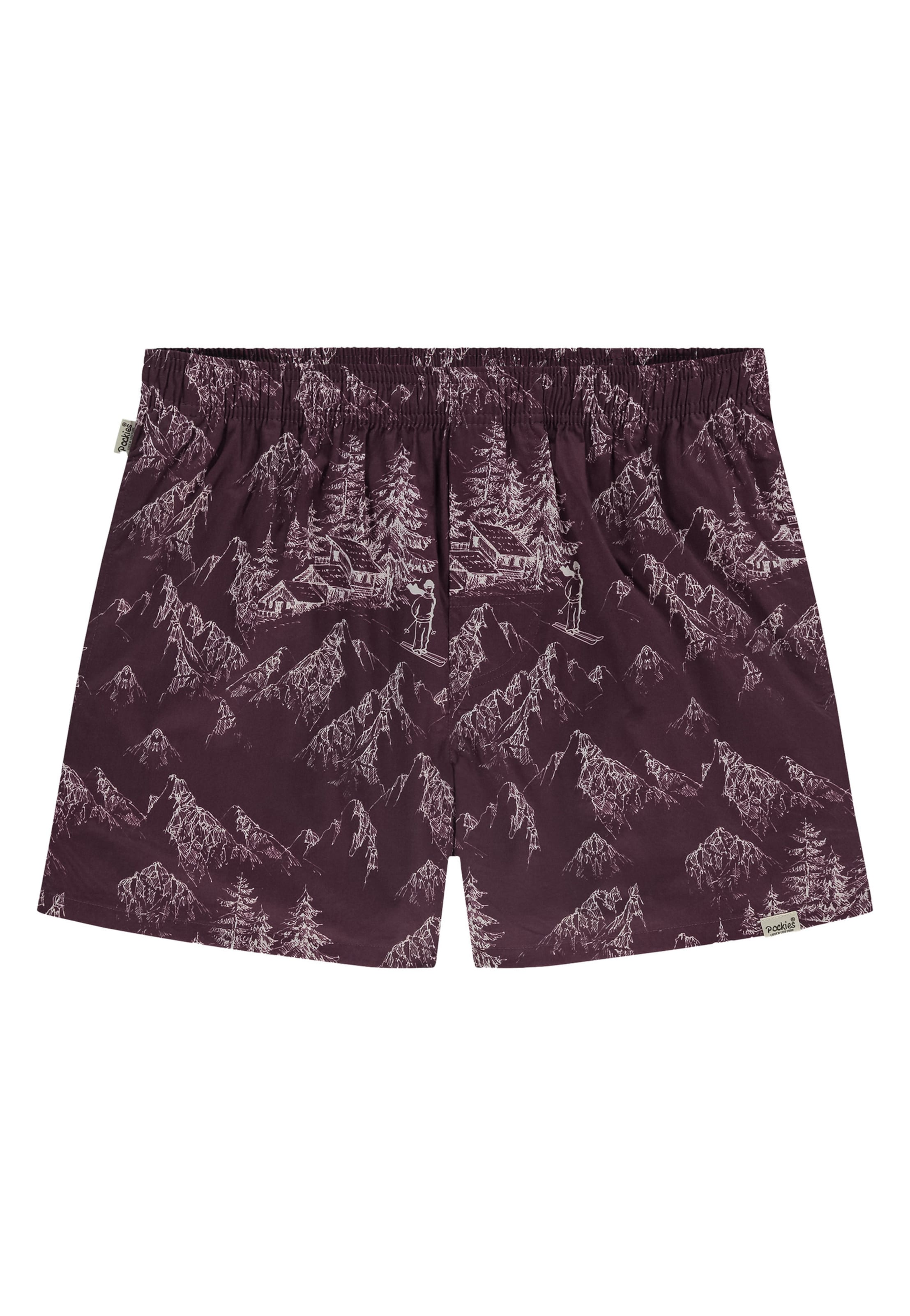 

Pockies Боксеры в цвете бургунди