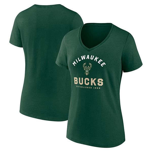 

Женская футболка с логотипом Milwaukee Bucks Unrivaled V-neck цвета hunter green Unbranded, Зеленый, Женская футболка с логотипом Milwaukee Bucks Unrivaled V-neck цвета hunter green Unbranded