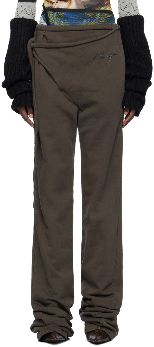 

Коричневые спортивные штаны Otto Ottolinger, Dark brown wash