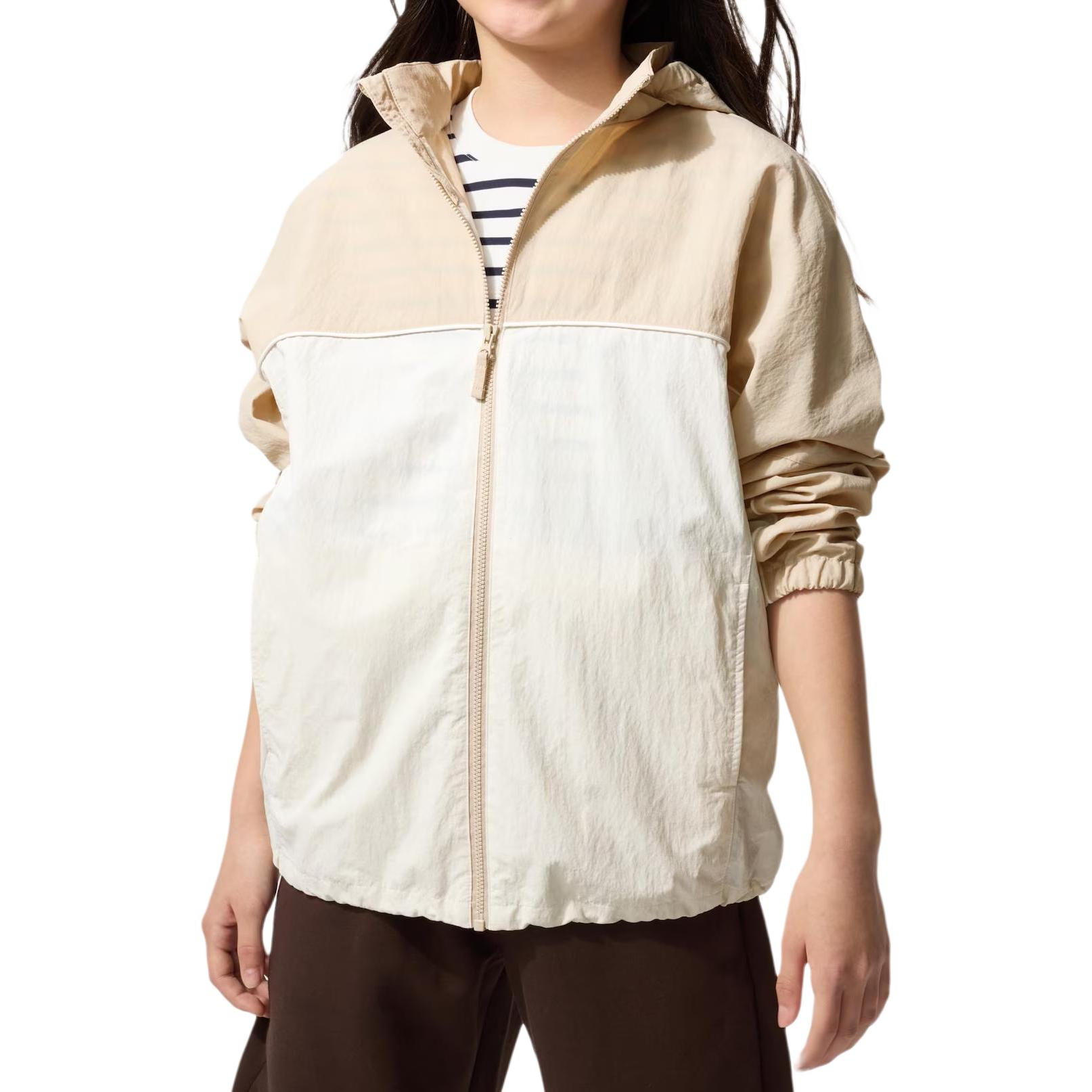 Детские парки UNIQLO, бежевый